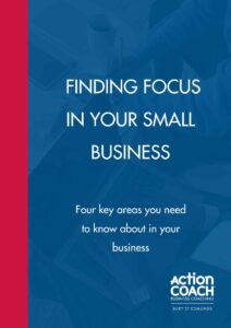 Finding focus in your business 4 key areas to focus on
